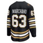 Brad Marchand Boston Bruins Fanatics 100th Anniversary Premier Breakaway Player Jersey - Black