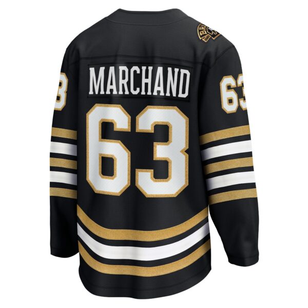 Brad Marchand Boston Bruins Fanatics 100th Anniversary Premier Breakaway Player Jersey - Black
