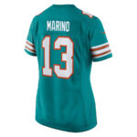 Dan Marino 13 Miami Dolphins Women Retired Jersey - Aqua