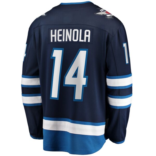 Ville Heinola Winnipeg Jets Fanatics Home Breakaway Player Jersey - Navy