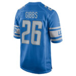 Jahmyr Gibbs 26 Detroit Lions Men Game Jersey - Blue