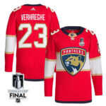 Carter Verhaeghe 23 Florida Panthers 2024 STANLEY CUP Final Home Breakaway Jersey - Men, Red
