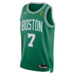 Jaylen Brown 7 Boston Celtics 2024 FINALS CHAMPIONS Jersey - Icon Edition - Kelly Green
