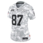 Travis Kelce Kansas City Chiefs Women's 2024 Salute to Service Limited Jersey - Arctic Camo