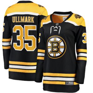 Linus Ullmark Boston Bruins Fanatics Women's Home Breakaway Player Jersey - Black