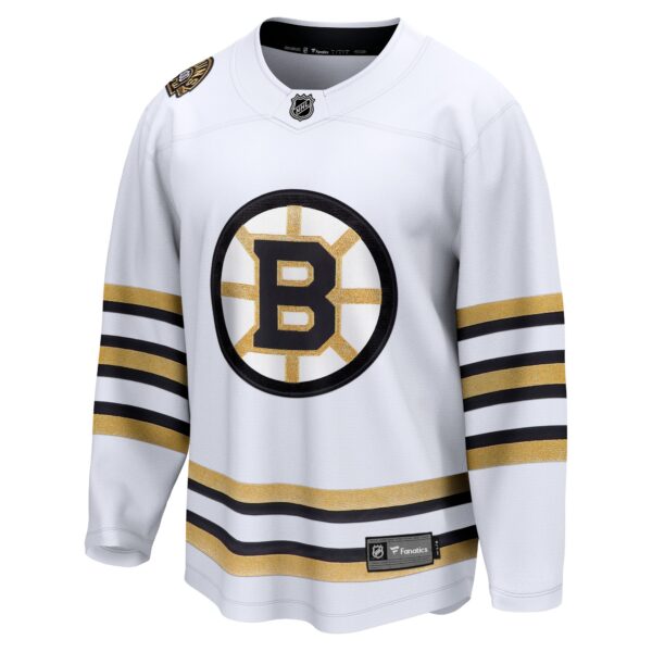 Boston Bruins Fanatics 100th Anniversary Premier Breakaway Jersey - White
