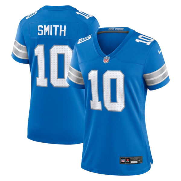Tre'Quan Smith 10 Detroit Lions Women's Game Jersey - Blue