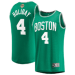 Jrue Holiday 4 Boston Celtics 2024 NBA Finals Fast Break Jersey - Icon Edition - Kelly Green