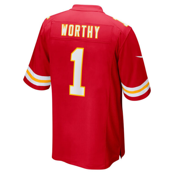 Xavier Worthy Kansas City Chiefs 2024 First Round Pick Player Game Jersey - Red