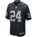 Willie Brown 24 Las Vegas Raiders Men Game Retired Jersey - Black
