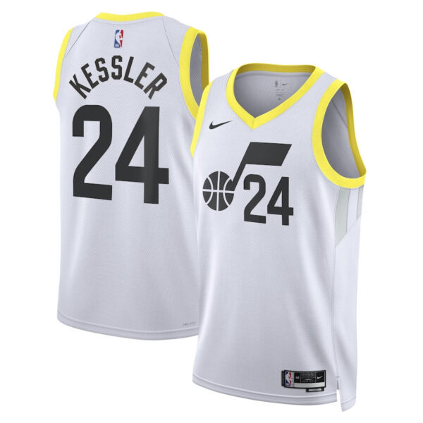 Walker Kessler 24 Utah Jazz Unisex Swingman Jersey - Association Edition - White