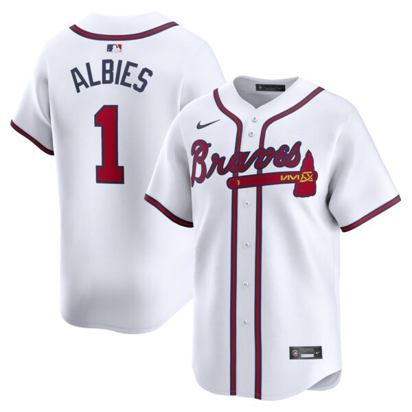 Ozzie Albies Atlanta Braves  Home Limited Player Jersey - White