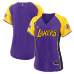 Los Angeles Lakers Alternate Baseball Jersey - Purple
