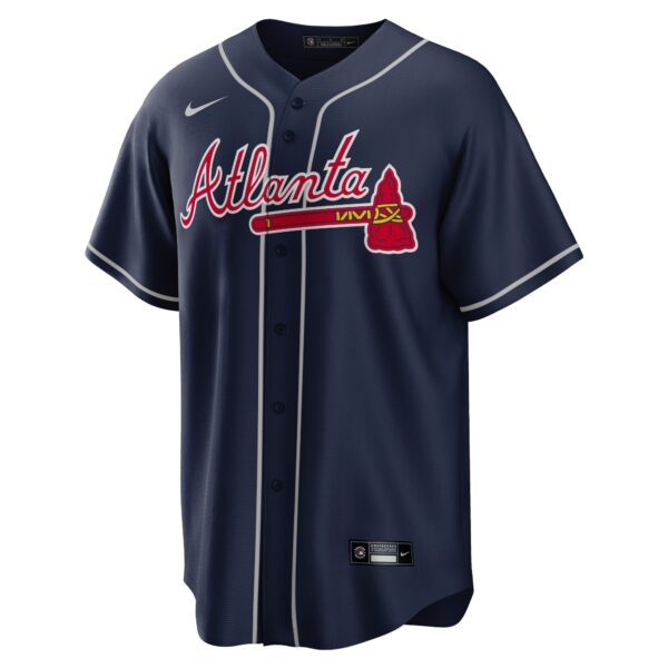 Ronald Acuna Jr. Atlanta Braves  Alternate Replica Player Name Jersey - Navy