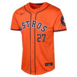 Jose Altuve 27 Houston Astros Alternate Limited YOUTH Jersey - Orange