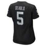 Divine Deablo 5 Las Vegas Raiders Women Game Jersey - Black