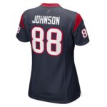 Johnny Johnson Houston Texans  Women's Team Game Jersey -  Navy