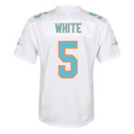 Jalen Ramsey 5 Signed Miami Dolphins Game YOUTH Jersey - White V2