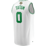 Jayson Tatum 0 Boston Celtics 2024 NBA Finals Fast Break Jersey - Association Edition - White