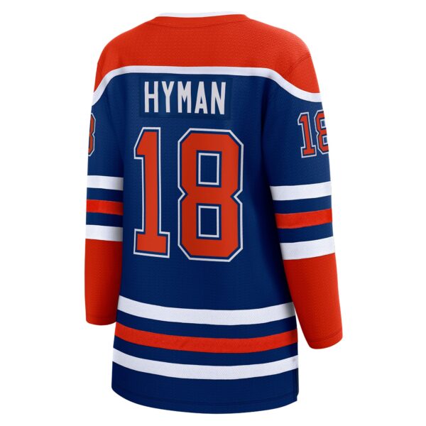 Zach Hyman Edmonton Oilers Fanatics Women's Home Breakaway Player Jersey - Royal