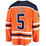 Cody Ceci Edmonton Oilers Fanatics Home Breakaway Player Jersey - Orange