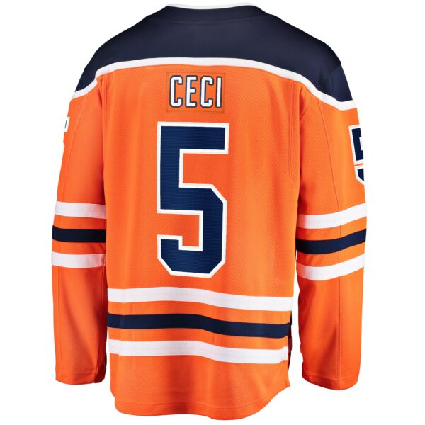 Cody Ceci Edmonton Oilers Fanatics Home Breakaway Player Jersey - Orange