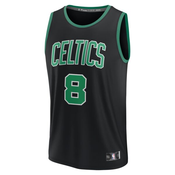 Kristaps Porzingis Boston Celtics Fanatics Youth Fast Break Player Jersey - Statement Edition - Black