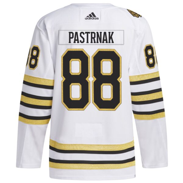 David Pastrnak Boston Bruins adidas  Primegreen 100th Anniversary Authentic Player Jersey - White