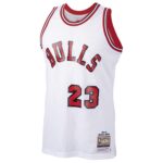 Michael Jordan Chicago Bulls Mitchell & Ness 1984/85 Hardwood Classics Rookie Authentic Jersey - White