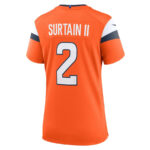 Patrick Surtain II 2 Denver Broncos Women Game Jersey - Orange