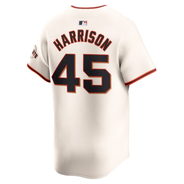 Kyle Harrison San Francisco Giants Home Limited Player Jersey - Cream