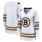 Boston Bruins Fanatics Women's 100th Anniversary Premier Breakaway Jersey - White