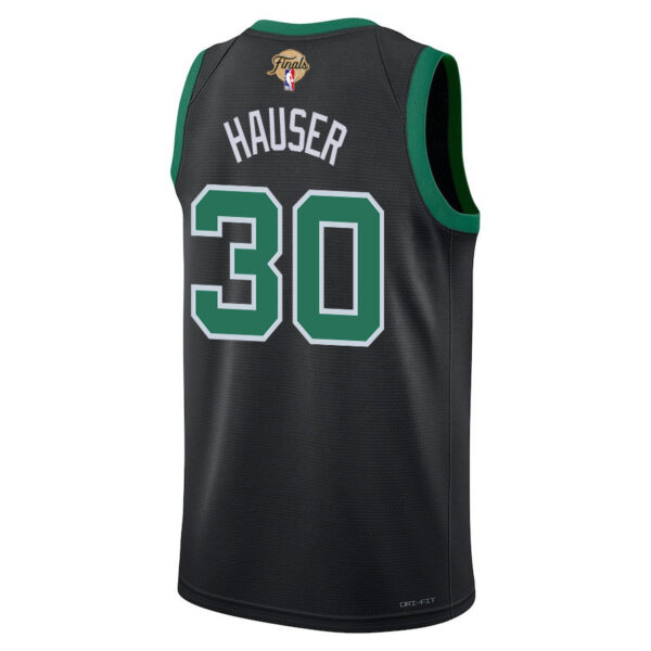 Sam Hauser 30 Boston Celtics 2024 FINALS PATCH Swingman Jersey - Statement Edition - Black
