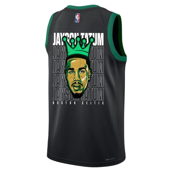 Jayson Tatum 0 Boston Celtics 2024 The King Of Champions Swingman Jersey - Finals Champions Patch