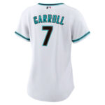 Corbin Carroll 7 Arizona Diamondbacks 2023 World Series Women Jersey - White