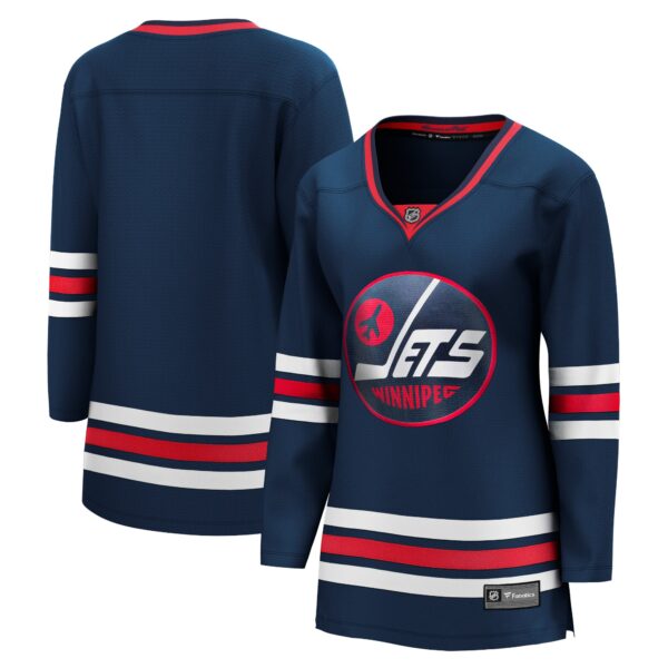 Winnipeg Jets Fanatics Women's Alternate Premier Breakaway Player Jersey - Navy