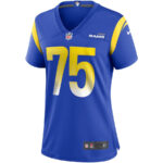 Deacon Jones 75 Los Angeles Rams Women Game Retired Jersey - Royal