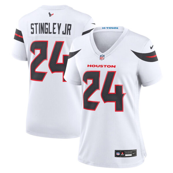 Derek Stingley Jr. 24 Houston Texans Women Game Jersey - White