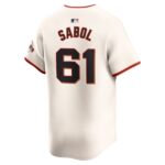 Blake Sabol San Francisco Giants  Home Limited Player Jersey - Cream