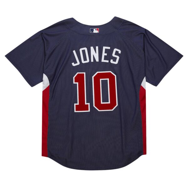 Chipper Jones Atlanta Braves Mitchell & Ness Cooperstown Collection 2007 Batting Practice Jersey - Navy