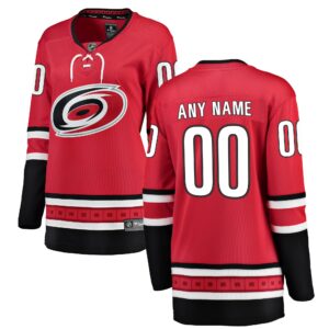 Carolina Hurricanes Fanatics Women's Alternate Breakaway Custom Jersey - Red
