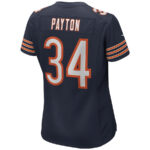 Walter Payton 34 Chicago Bears Women Game Retired Jersey - Navy