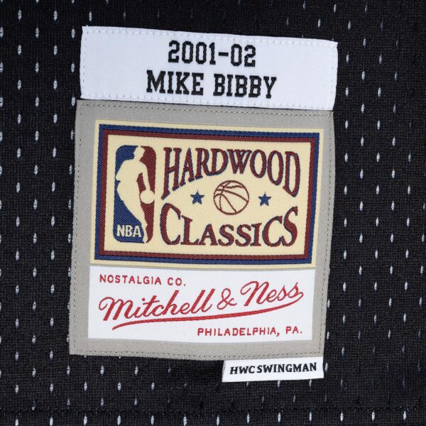 Mike Bibby Sacramento Kings Mitchell & Ness Hardwood Classics 2001/02 Split Swingman Jersey - Purple/Black