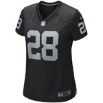 Josh Jacobs 28 Las Vegas Raiders Women Game Jersey - Black