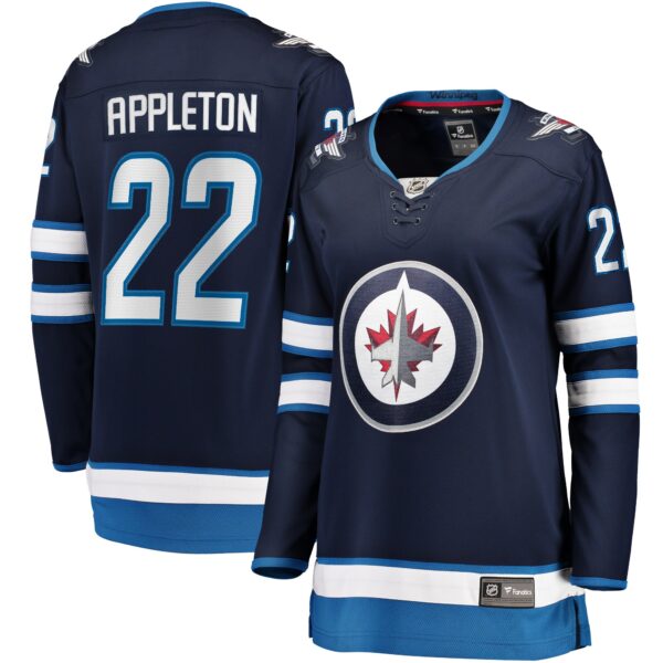 Mason Appleton Winnipeg Jets Fanatics Women's Home Breakaway Jersey - Navy