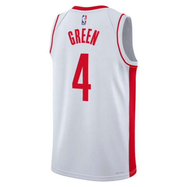 Jalen Green 4 Houston Rockets 2023/24 Association Edition Swingman Jersey - White