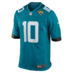 Mac Jones 10 Jacksonville Jaguars Alternate Game Men Jersey - Teal