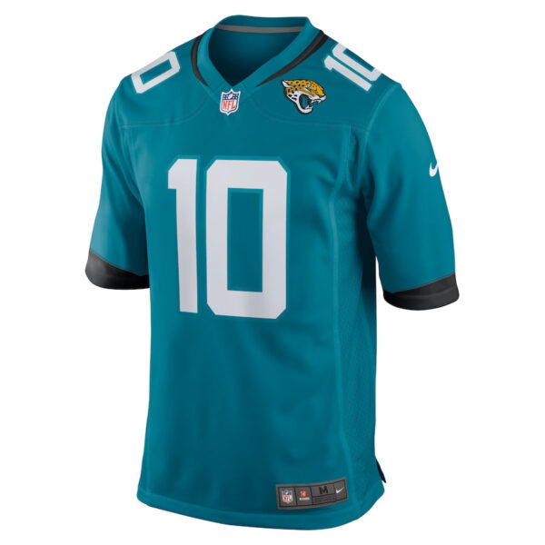 Mac Jones 10 Jacksonville Jaguars Alternate Game Men Jersey - Teal
