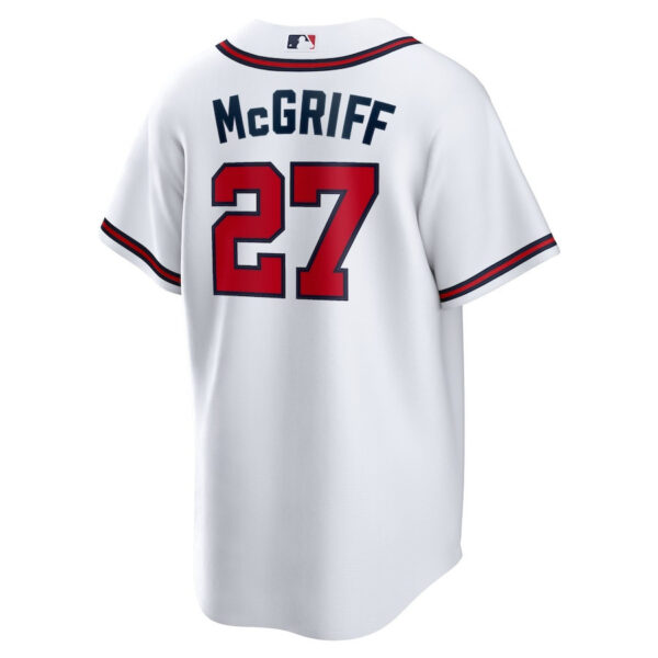 Fred McGriff 27 Atlanta Braves 2023 Hall of Fame Inline Men Jersey - White