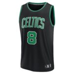 Kristaps Porzingis Boston Celtics Fanatics Fast Break Player Jersey - Statement Edition - Black